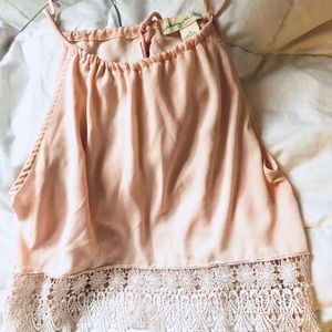 Silky Lace Tank